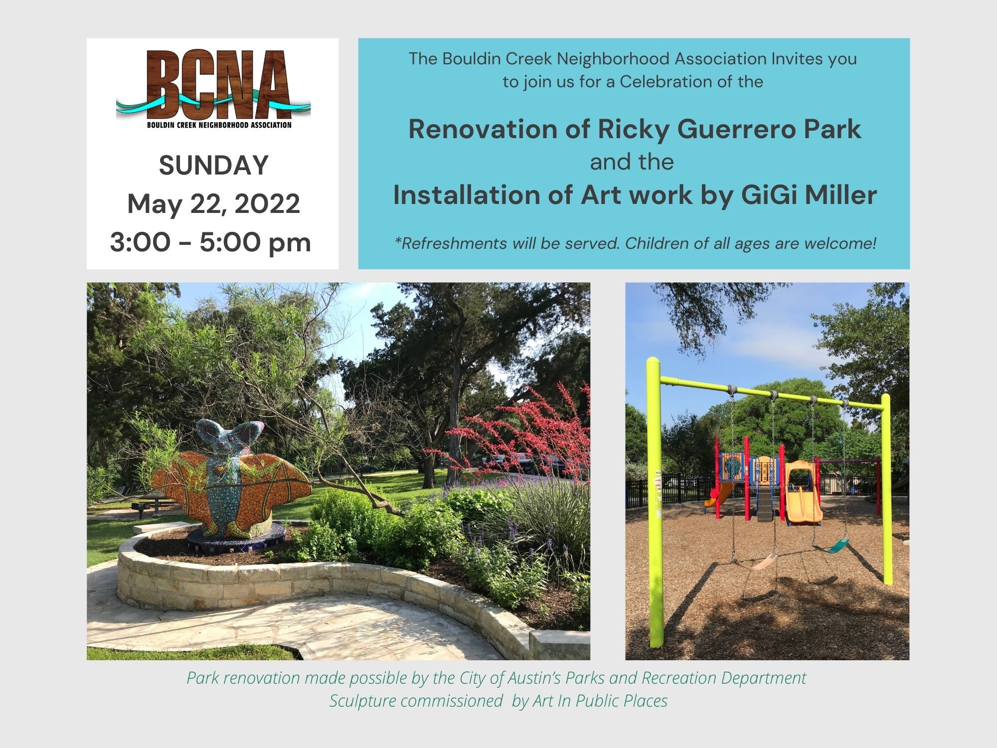 Ricky Guerrero Park Art Dedication & Celebration May 22nd 3-5pm